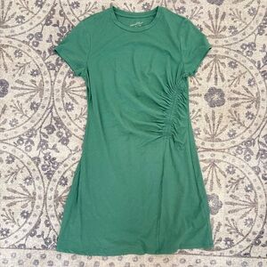 Green Ruched Dress